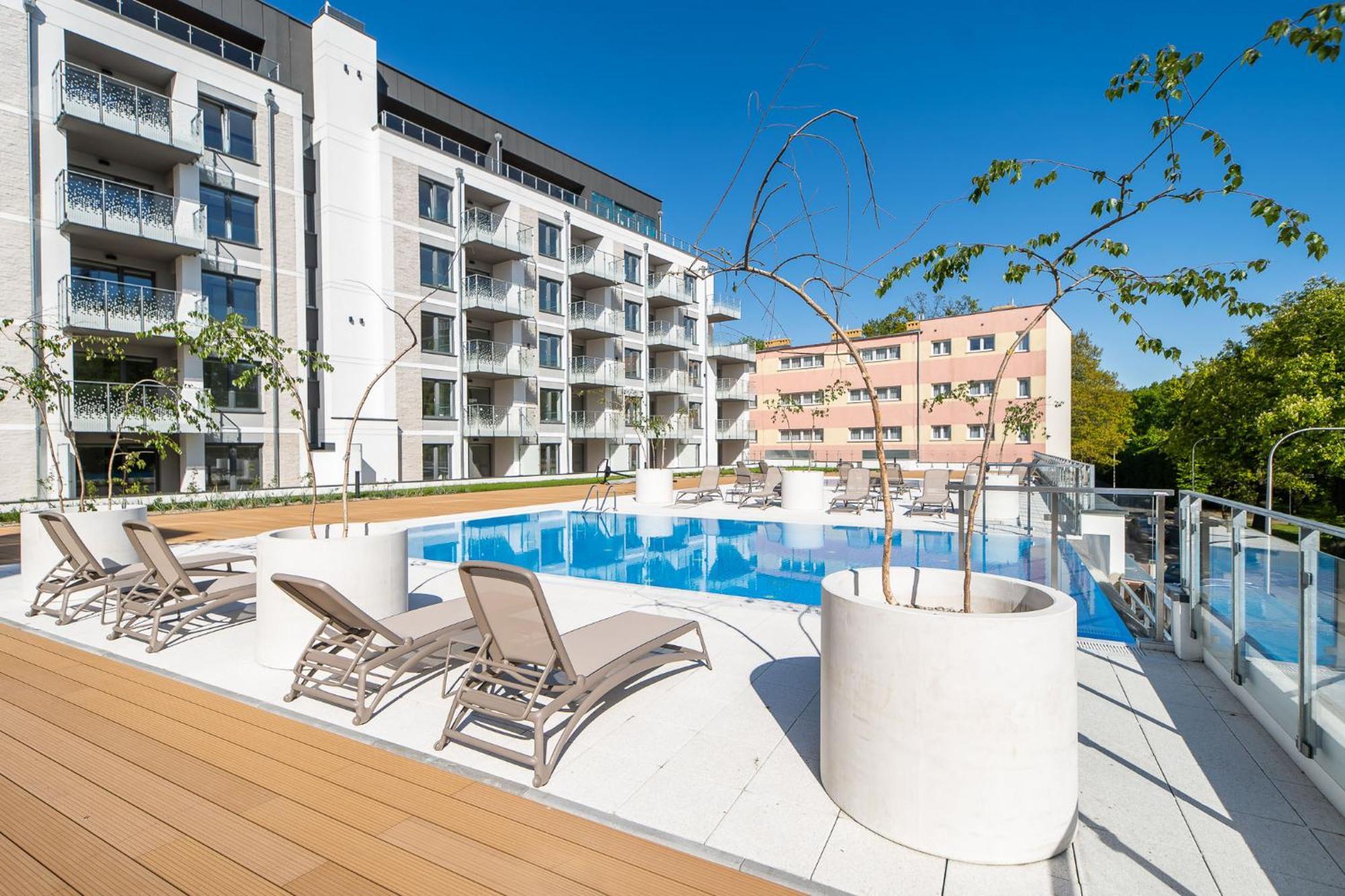 Faro Apartamenty Nadmorskie Tarasy Spa Przy Latarni I Molo Baseny, Sauny, Fitness I Parking W Cenie โควอบเซก ภายนอก รูปภาพ